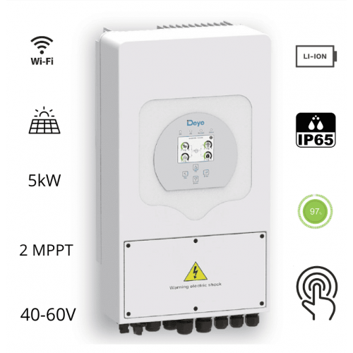 Гібридний інвертор Deye SUN-5K-SG03LP1-EU WiFi — енергонезалежність вашого дому