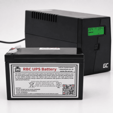 Акумулятор для ДБЖ Green Cell PowerProof 600VA UPS01LCD Акумулятор для ДБЖ Green Cell PowerProof 600VA UPS01LCD