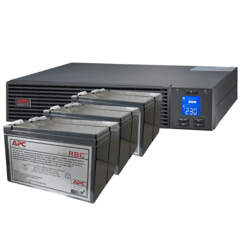 Батарея до ДБЖ APC Easy UPS On-Line, 3kVA/2400W, Rackmount 2U SRV3KRI | APCRBCV202 (Комплект 6 АКБ)
