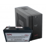 Аккумуляторы для ИБП (UPS) APC Back-UPS 500 / BC500-RS  RBC110 - 1 шт
