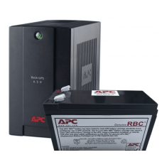 Аккумуляторы для ИБП (UPS) APC Back-UPS 650 / BC650-RS  RBC110 - 1 шт