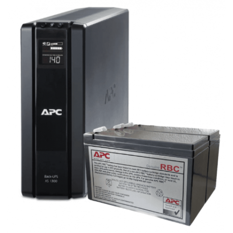 RBC123 Аккумулятор APC Back-UPS BX1300G-CA (2шт), APC Replacement battery cartridge #123 