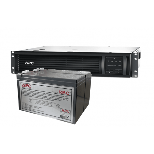RBC123 Аккумулятор APC Smart-UPS SMT750RMI2U (2шт), APC Replacement battery cartridge #123 