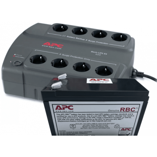  Батареи для ИБП (UPS) APC Back-UPS ES 550 / BE550G-RS  RBC110 - 1 шт