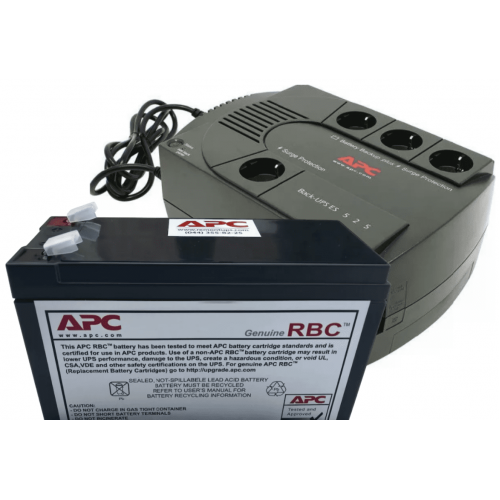 APC 525 аккумулятор. Аккумуляторы для ИБП (UPS) APC Back-UPS ES 525 / BE525-RS  RBC2 - 1 шт