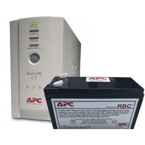 Акумулятори для ДБЖ (UPS) APC Back-UPS CS 475 / BK475-RS RBC2 - 1 шт