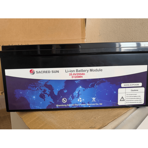 Акумулятор SCIFP24200 Sacred Sun SmartPower LiFePO4 25.6V 200Ah