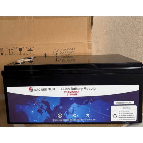 Акумулятор SCIFP24200 Sacred Sun SmartPower LiFePO4 25.6V 200Ah