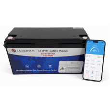 Акумулятор SCIFP24200 Sacred Sun SmartPower LiFePO4 25.6V 200Ah