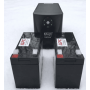 Комплект акумуляторів для Mustek PowerMust 1400 USB (Система 24V): Посилені батареї 9Ah