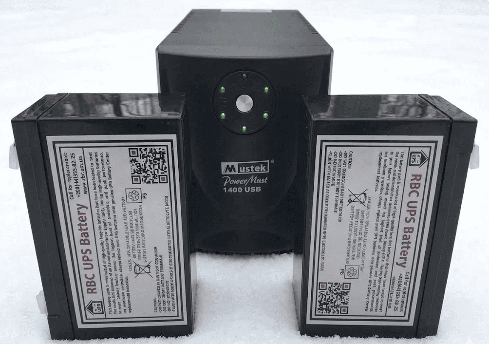Акумуляторна батарея 12V 9Ah з широкими клемами F2 для Mustek